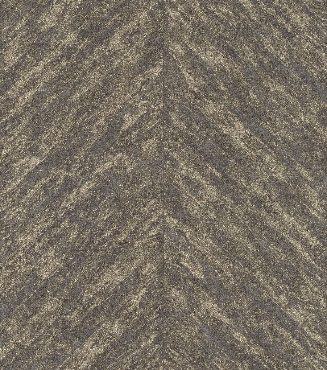 Modernas tapetes RASCH ar perlamutra izskatu zeltā un melnā krāsā, 617559 RASCH