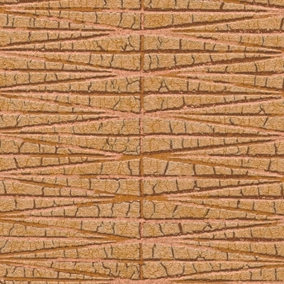 Oranži brūnas tapetes ar etno tekstūras efektu, 1361667 AS Creation