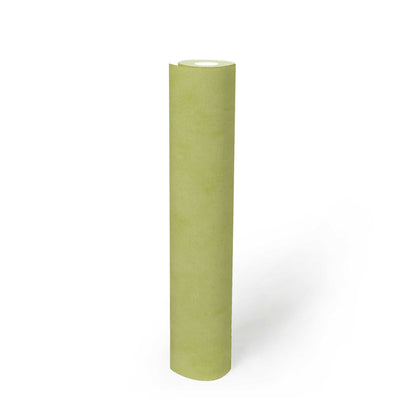 Papīra tapetes ar teksturētu virsmu ābolu zaļā krāsā, 2501342 AS Creation