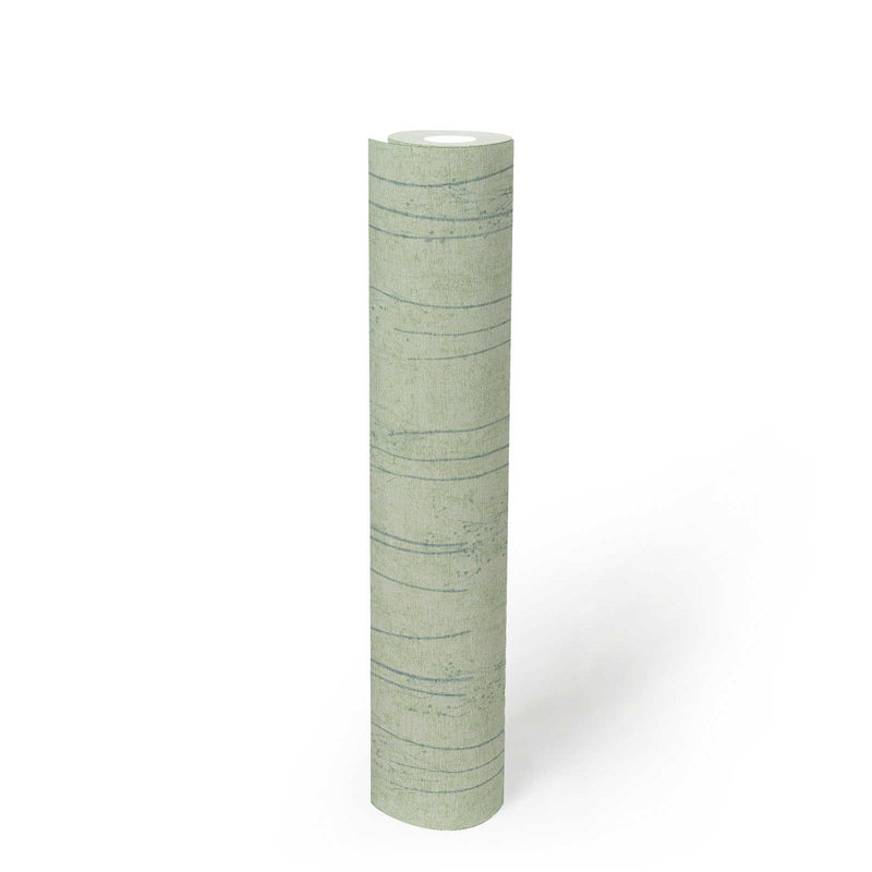 Piparmētru zaļas tapetes ar dabas dizainu Scandi stilā, 1362140 AS Creation