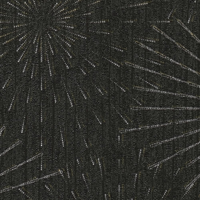 Retro tapetes 50. gadu, zvaigžņu motīvs melnā krāsā 1366125 AS Creation