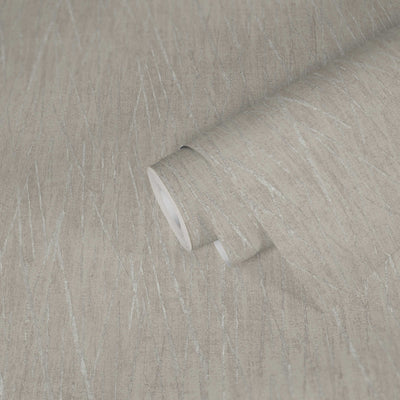Skandināvu tapetes ar metālisku noformējumu, silti pelēkā krāsā, 1361700 AS Creation