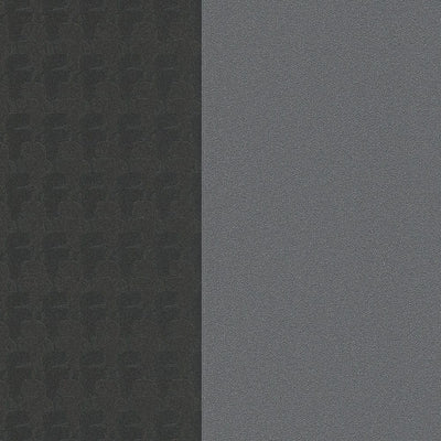 Strīpainas tapetes Karl LAGERFELD pelēkā un melnā krāsā, 1343161 AS Creation
