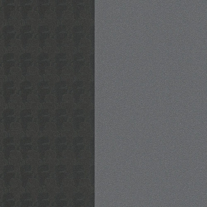 Strīpainas tapetes Karl LAGERFELD pelēkā un melnā krāsā, 1343161 AS Creation