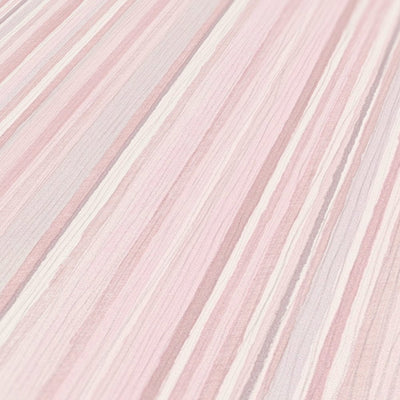 Svītrainas tapetes ar šauru līniju rakstu - rozā, pelēka Tapetenshop.lv