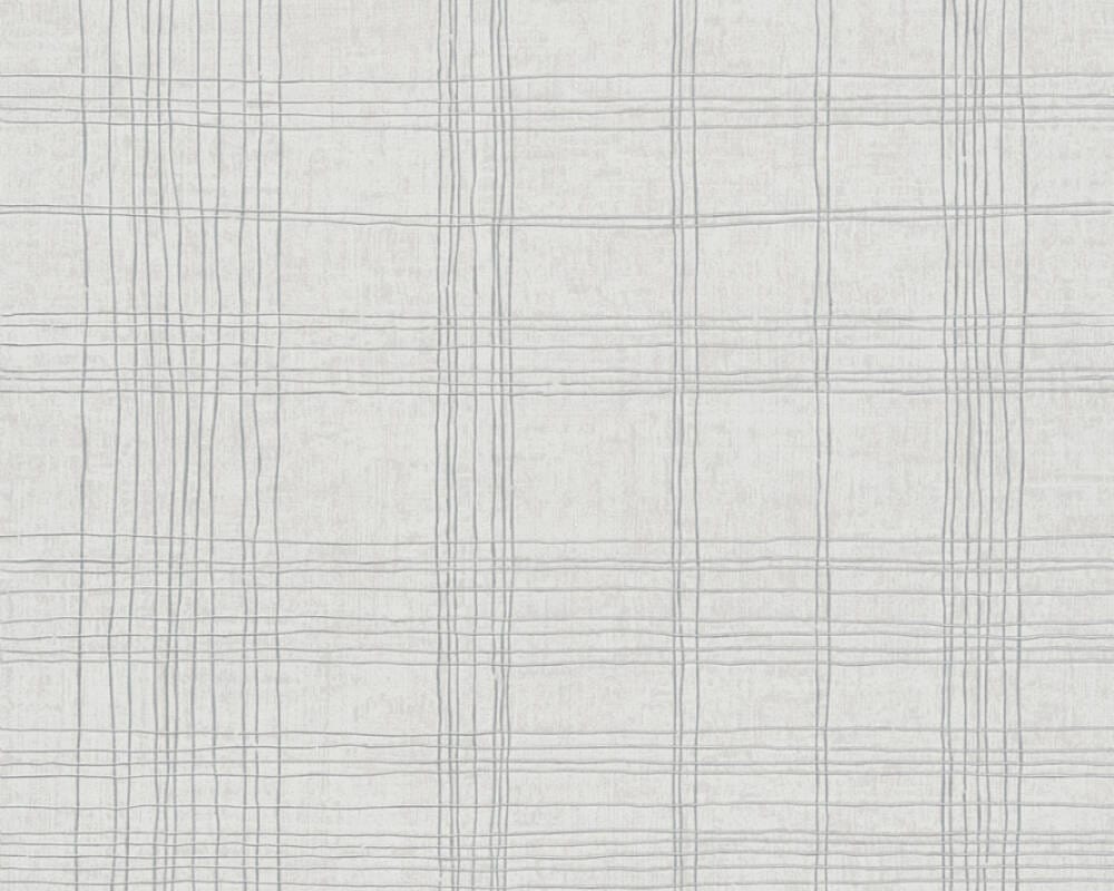 Tapetes ar strīpainu rakstu pelēkos toņos AS 379191 AS Creation