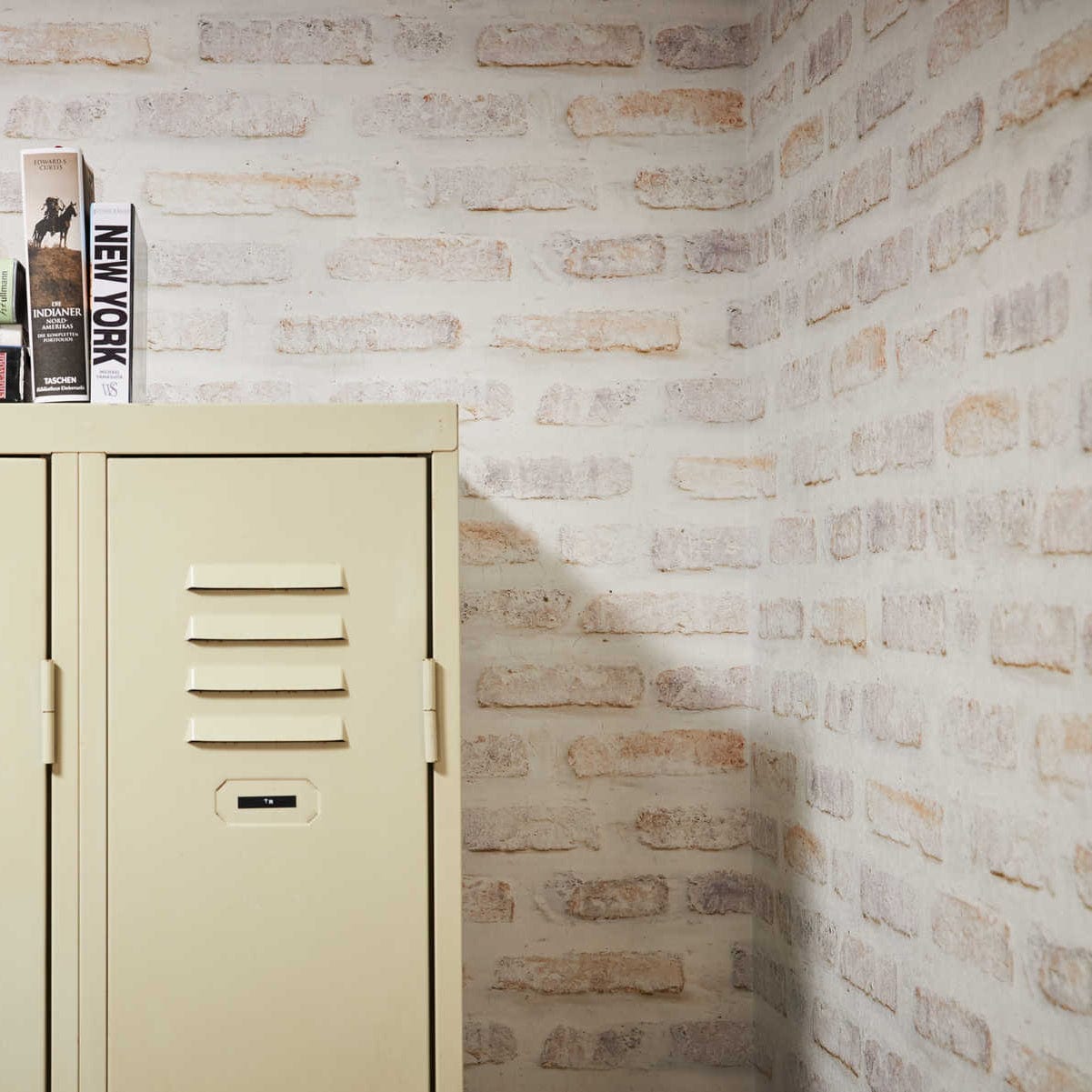 Tapetes ar akmens izskatu lauku stilā, vintāžas – pelēkā krāsā 374221 AS Creation