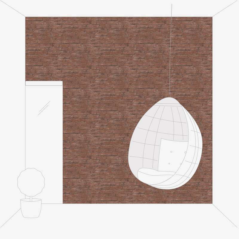 Tapetes ar akmens rakstu industriālā dizainā brūna krāsā, 1341200 AS Creation