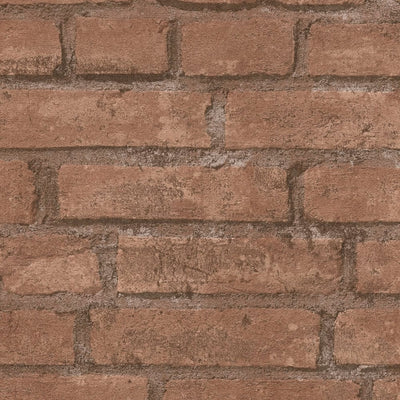 Tapetes ar akmens rakstu industriālā dizainā, brūnas, 1341177 AS Creation