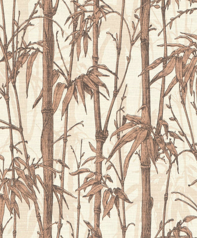 Tapetes ar bambusu brūnos toņos, 1663016 RASCH
