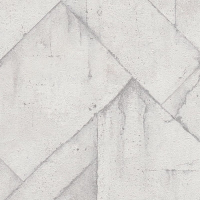 Tapetes ar betona imitāciju gaiši pelēkā krāsā, 1341107 AS Creation