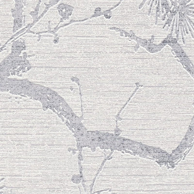 Tapetes ar dabisku dizainu Āzijas stilā, pelēkā krāsā, 1343461 AS Creation