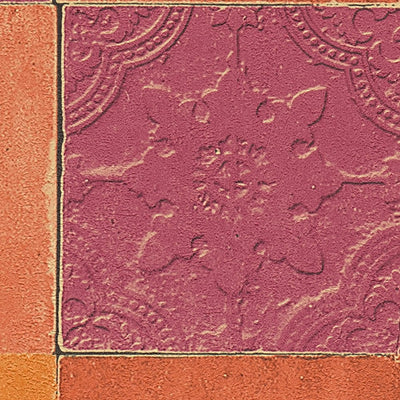 Tapetes ar dekoratīvām flīzēm, mozaīka – oranža, sarkana 1332461