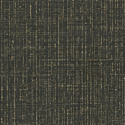Tapetes ar lina faktūru melnā un zeltā krāsā, 1363576 AS Creation