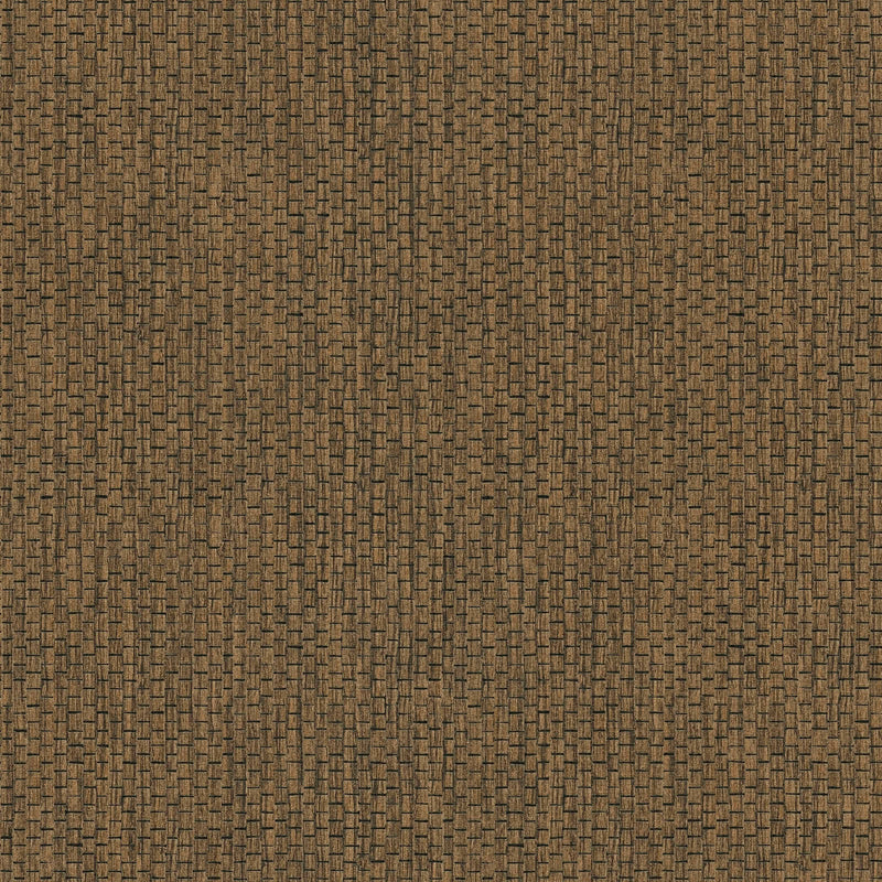 Tapetes ar rafijas dabiskā auduma rakstu, tumši brūnas, 1362116 AS Creation