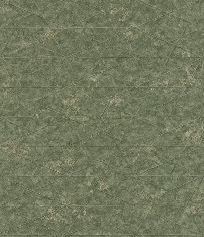 Tapetes ar reljefam līnijām zaļā krāsā, 2072567 RASCH
