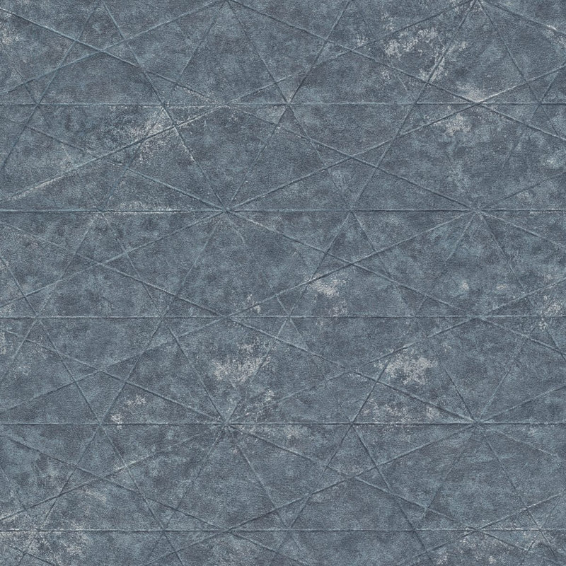 Tapetes ar reljefam līnijām zilā krāsā, 2072576 RASCH