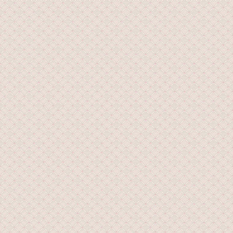 Tapetes ar rombveida un punktveida rakstu – rozā krāsā Tapetenshop.lv