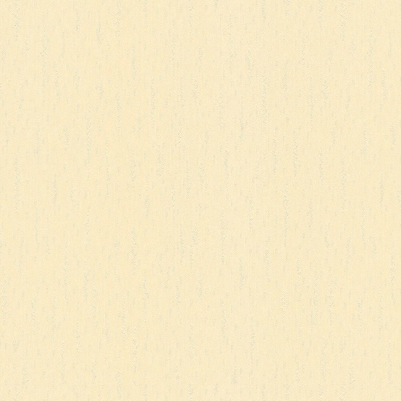 Tapetes ar tekstila struktūru pasteļu dzeltenā krāsā, 1235363 AS Creation