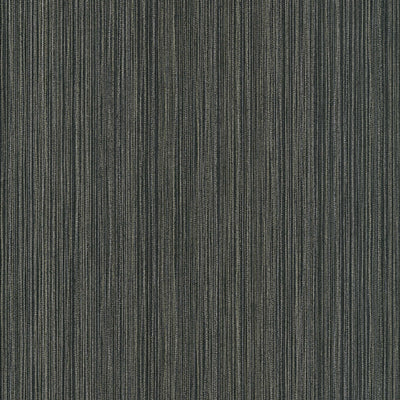 Tapetes ar tekstildizainu un līnijveida efektu melnā krāsā, 1366137 AS Creation