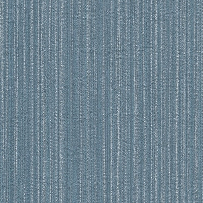 Tapetes ar tekstildizainu un līnijveida efektu pelēkzila krāsā, 1366140 AS Creation