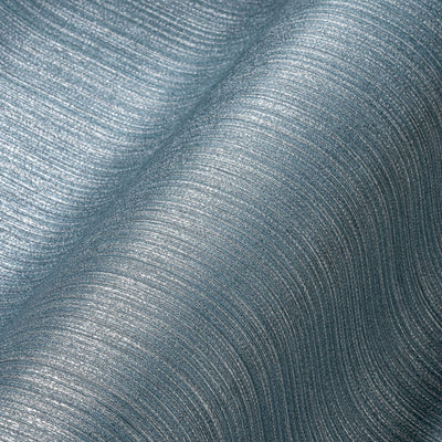 Tapetes ar tekstildizainu un līnijveida efektu pelēkzila krāsā, 1366140 AS Creation