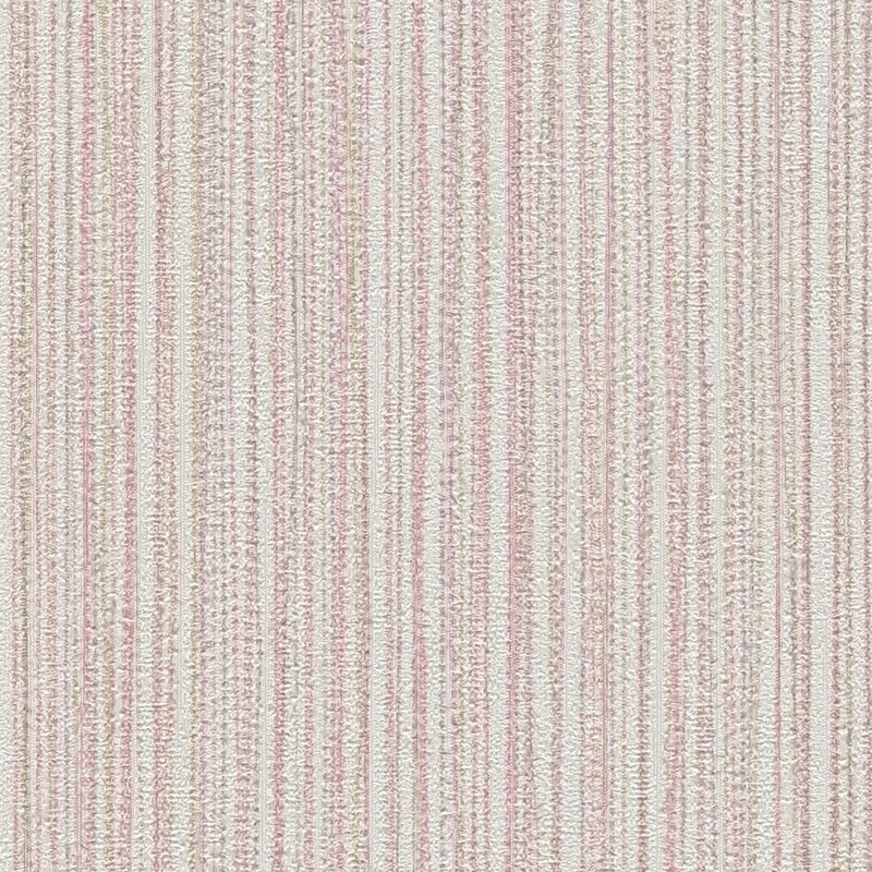 Tapetes ar tekstildizainu un līnijveida efektu violeti pelēka krāsā, 1366147 AS Creation