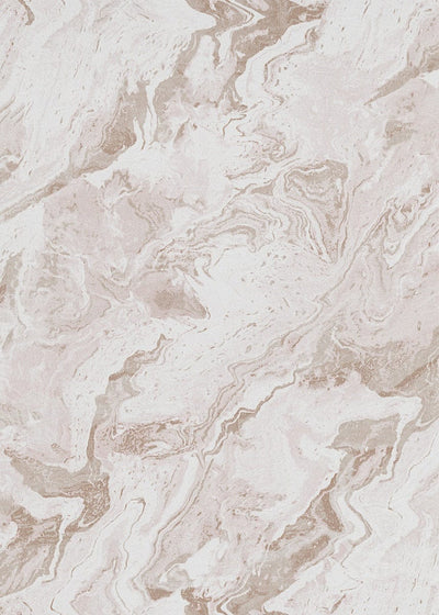 Tapetes ar viļnotu marmora rakstu rozā toņos, 3737205 Erismann
