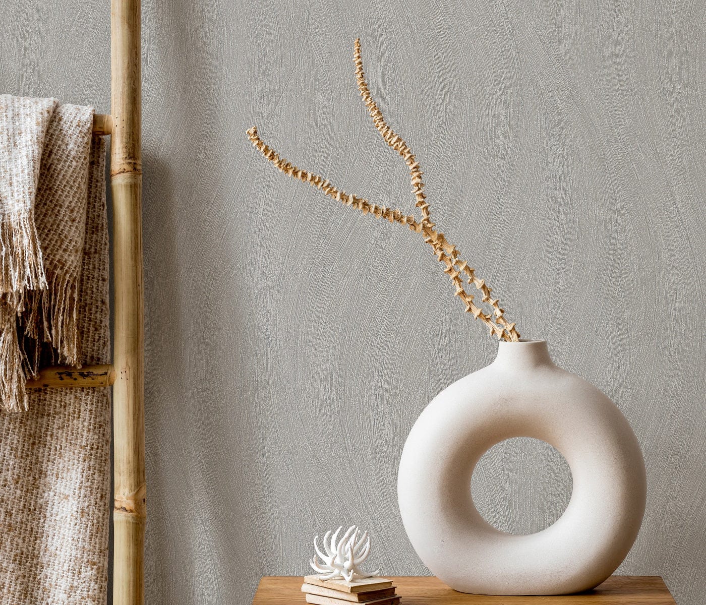 Tapetes ar viļņveida dizainu, tumši pelēkā krāsā - ERISMANN 3737037 Erismann