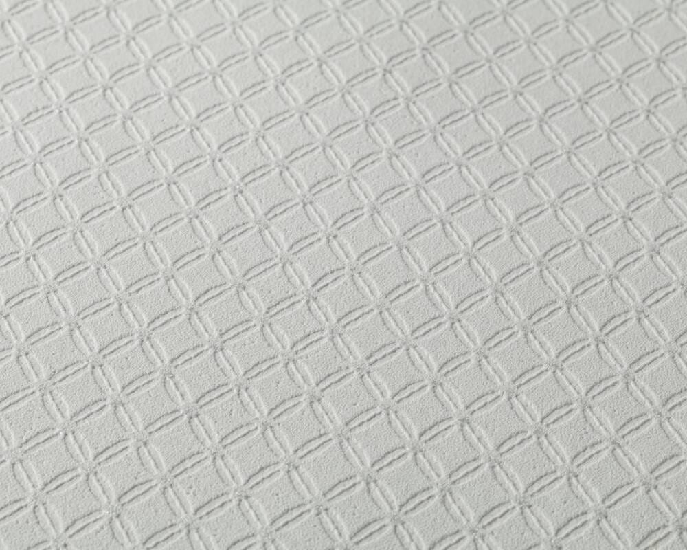 Glitter tapetes ar vieglu rombveida struktūru - pelēkas AS 368973 AS Creation