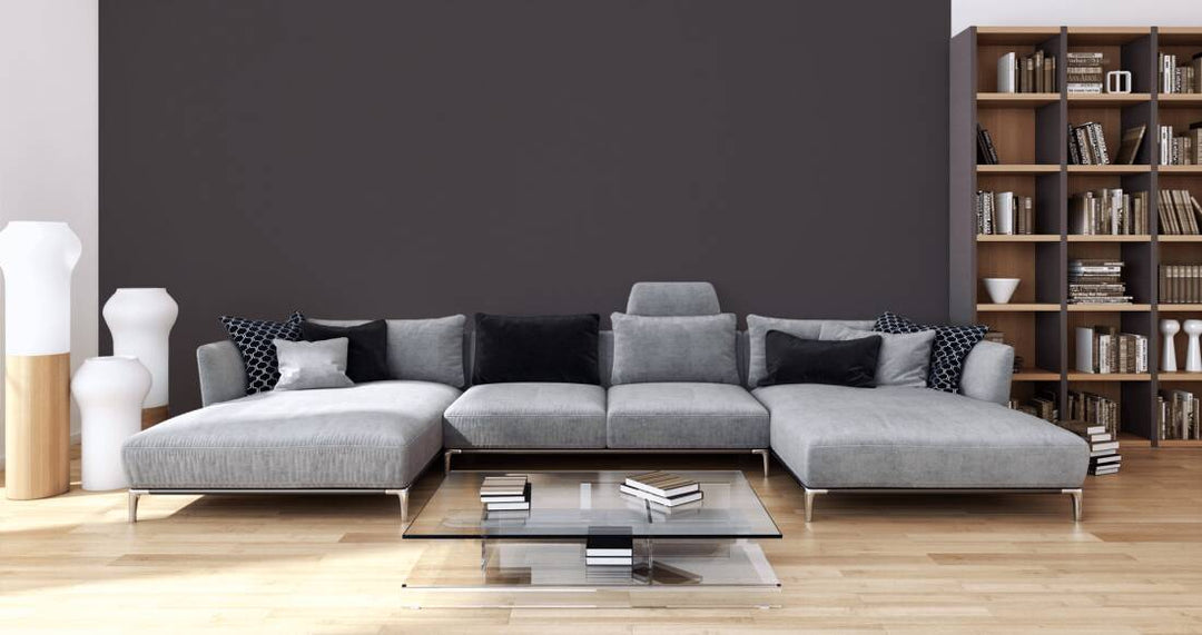 Vienkrāsainas matētas tapetes  melnā krāsā AS 368993 AS Creation