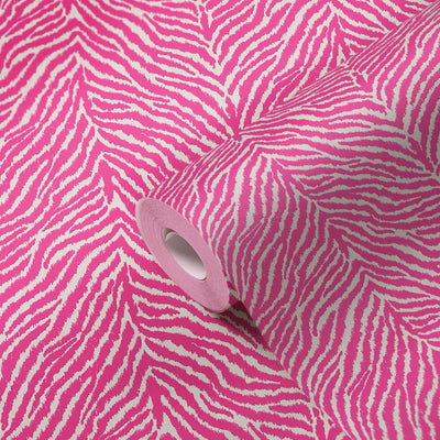 Tapetes zebras rakstu - koši rozā krāsā, AS 371203 AS Creation
