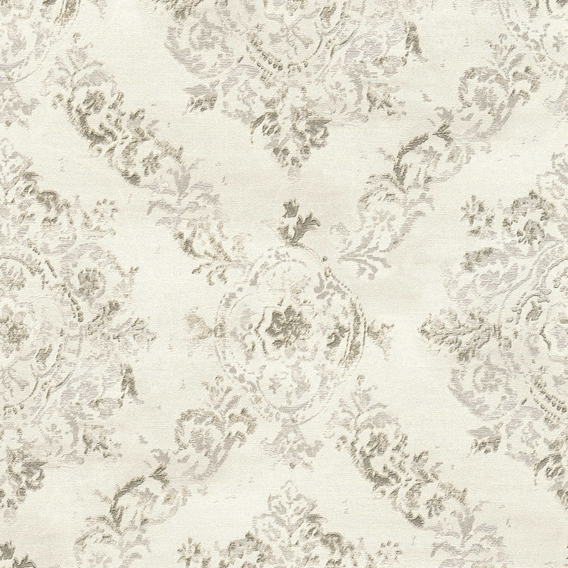 Tapetes baroka stilā ar vintāžas ornamentu krēmkrāsā, 1364000 AS Creation