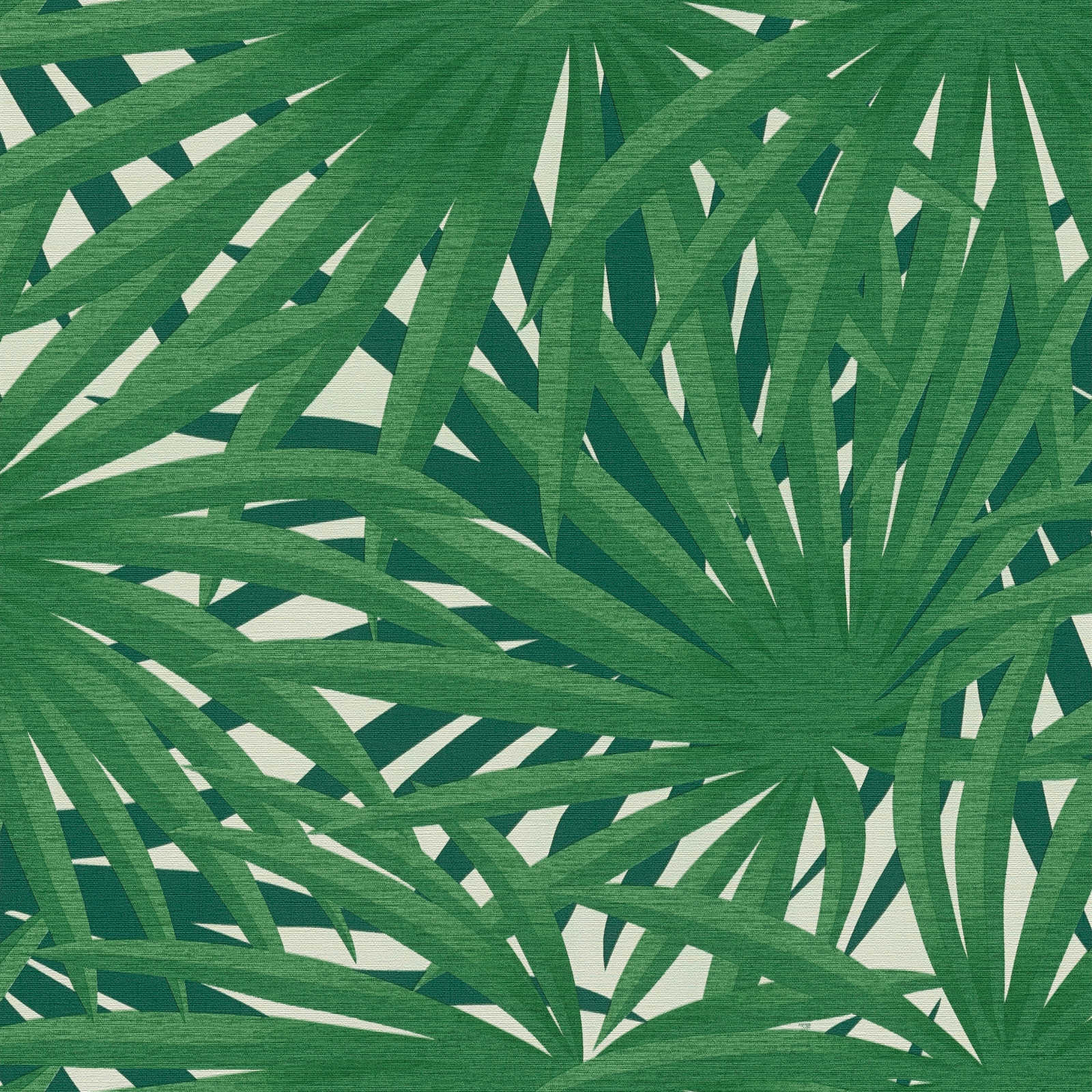 Tropu tapetes ar džungļu dizainu un metālisku spīdumu - zaļā,  378613 AS Creation