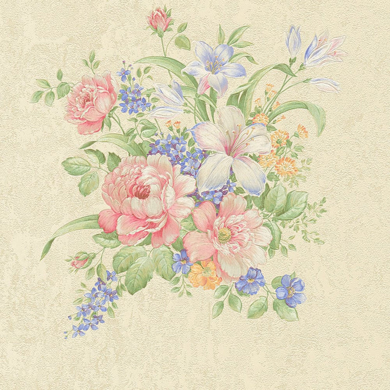 Tapetes ziedu ornamenti un teksturēti raksti, 1327033 AS Creation