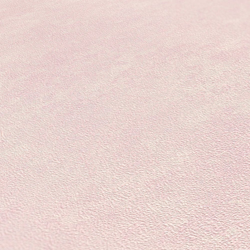 Vienkrāsainas tapetes ar dabisku faktūru, rozā krāsā Tapetenshop.lv