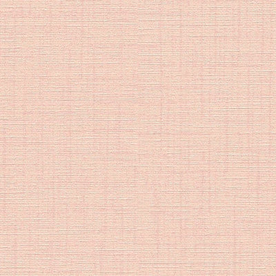 Vienkrāsainas tapetes ar lina struktūru rozā krāsā, 1364065 AS Creation