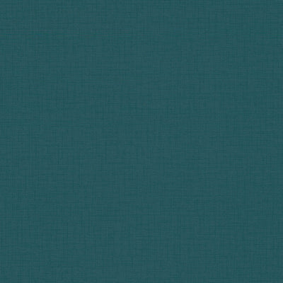 Vienkrāsainas tapetes ar lina struktūru zilgani zaļā krāsā, 1364061 AS Creation
