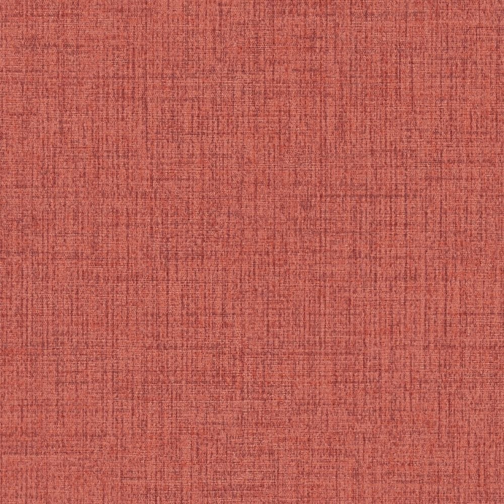 Vienkrāsainas tapetes ar smalka lina izskatu - sarkanā krāsā 374309 AS Creation