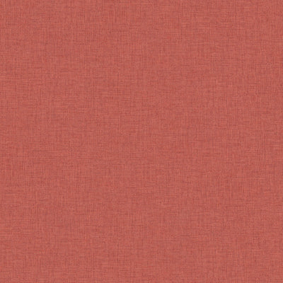Vienkrāsainas tapetes ar smalka lina izskatu - sarkanā krāsā 374309 AS Creation