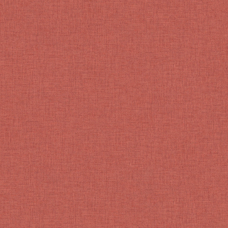 Vienkrāsainas tapetes ar smalka lina izskatu - sarkanā krāsā 1333045