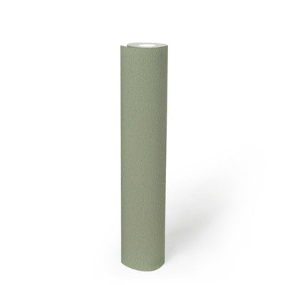 Vienkrāsainas tapetes ar smalku struktūru - zaļā krāsā, 1302633