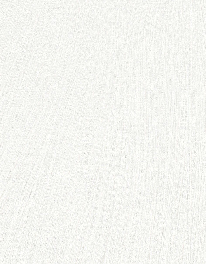 Vienkrāsainas tapetes ar viļņotu struktūru, baltā krāsā Erismann
